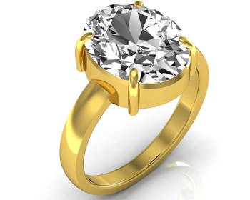Zircon 8.3 Cts Or 9.25 Ratti Zircon Ring 1