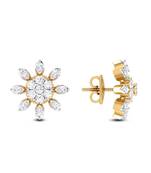 Cubic Zirconia Sterling Silver Nupoor Earring