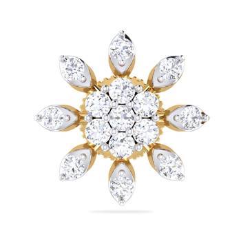 Cubic Zirconia Sterling Silver Nupoor Earring 2