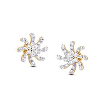 Cubic Zirconia Sterling Silver Aarohi Earring 1
