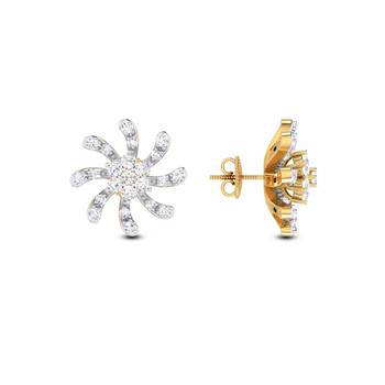 Cubic Zirconia Sterling Silver Aarohi Earring 2