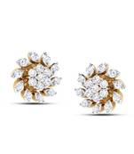Cubic Zirconia Sterling Silver Manisha Earring