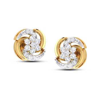 Cubic Zirconia Sterling Silver Yogita Earring 1