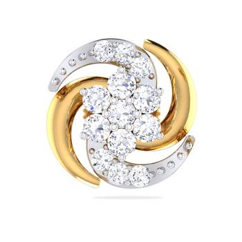 Cubic Zirconia Sterling Silver Yogita Earring 3