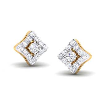 Cubic Zirconia Sterling Silver Anjali Earring 1