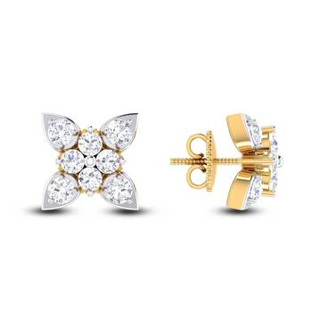Cubic Zirconia Sterling Silver Sandvi Earring 2