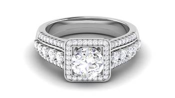 Signity Sterling Silver Pooja Ring 2