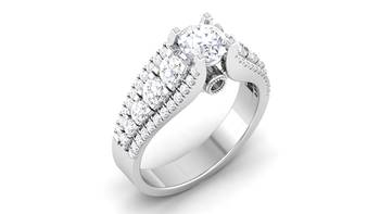 Signity Sterling Silver Bhopal Ring 1