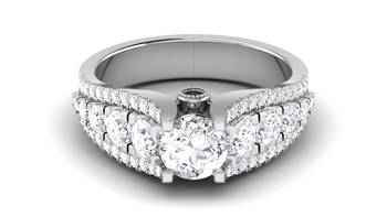 Signity Sterling Silver Bhopal Ring 2