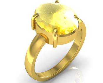 Sunehla 6.5 Cts Or 7.25 Ratti Citrine Ring 1