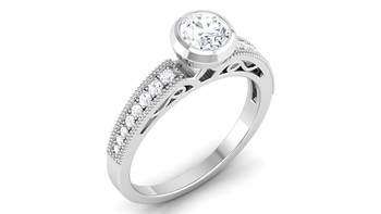 Signity Sterling Silver Mumabi Ring 1