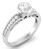 Signity Sterling Silver Mumabi Ring