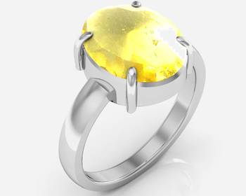 Sunehla 3.9 Cts Or 4.25 Ratti Citrine Ring 1