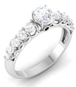 Signity Sterling Silver Karnataka Ring