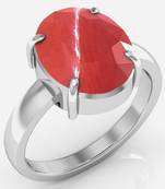 Moonga 3.0 Cts Or 3.25 Ratti Coral Moonga Ring