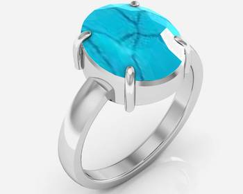 Turquoise 4.8 Cts Or 5.25 Ratti Turquoise Ring 1