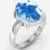 Blue Topaz Ratti Blue Topaz Ring