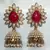 Aashiqui 2 earrings Maroon polki pearls jhumka Earrings