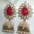 Aashiqui 2 earrings Maroon polki pearls jhumka Earrings