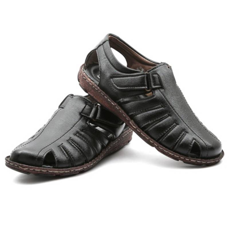 Black men sandals Ajanta 1320605