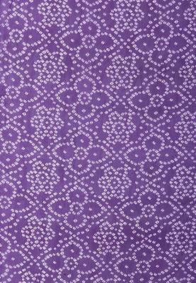 Purple Printed Chiffon Saree Without Blouse 2