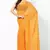 Orange Bandhej Print Saree