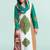 Beautiful White Pure Cotton Salwar Suit Decked with Embroidery work