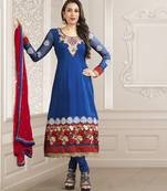 Karishma Kapoor Style Blue Salwar Suit -TBSUVIN965