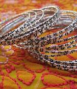 2 dozen oxidized bangles