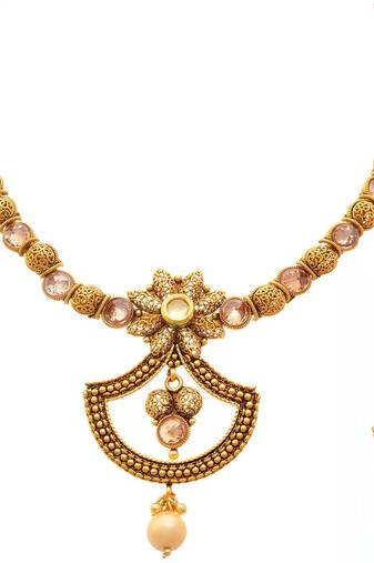 Gold Diamond necklace-sets