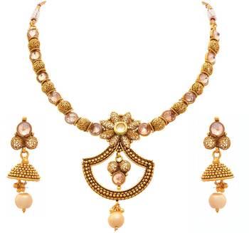 Gold Diamond necklace-sets 1