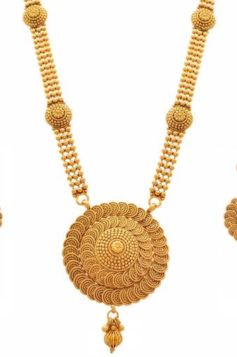 Gold Diamond necklace-sets