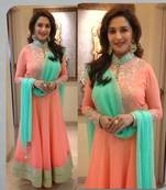 Bollywood Celebrities Designers Long Anarkali Suits In Indian 