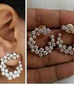 FINE CZ STUD EARRING