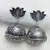 Tribal german silver jhumka earring