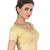 Gold hosiery plain stitched blouse