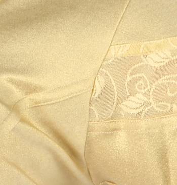 Gold hosiery plain stitched blouse 4