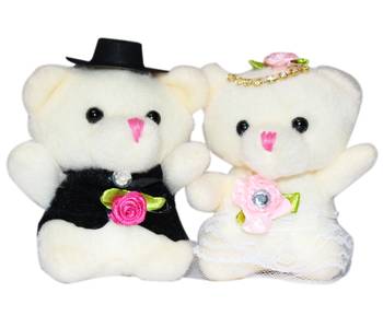 Cute Couple Teddy Bear Valentine Gift Set 1