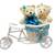 Cute Bubbly Teddy Girls Love Basket Cycle Valentine Gift Set