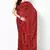 Maroon Chunri Print Crepe Saree