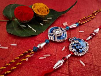 Mahi Combo of Magnificient Two Rakhis 1