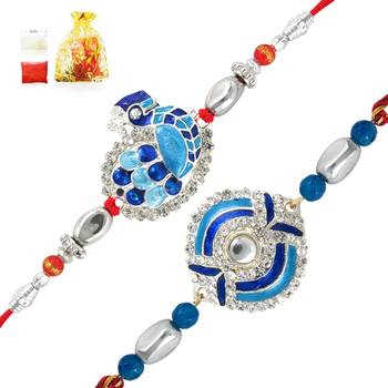 Mahi Combo of Magnificient Two Rakhis 2