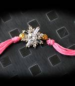Pink Crystal Rakhi