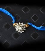 Blue Crystal Rakhi