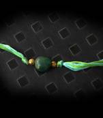 Green Stone Rakhi