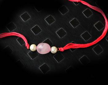 Pink And Peach Rakhi 1