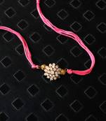 Pink Crystal Rakhi