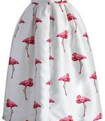 Multicolor printed crepe free size skirts
