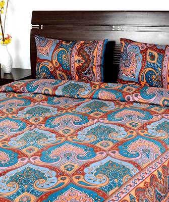 Ethnic Print Cotton Bedsheet 1