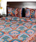 Ethnic Print Cotton Bedsheet